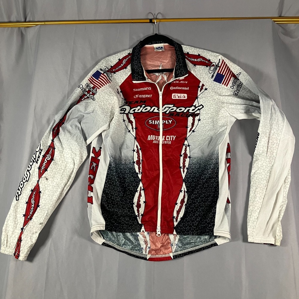 Voler Action Sports Men's Large Cycling Jacket USA‎ Made Full Zip